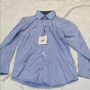 Leo & Zachary boys Blue Dress Shirt